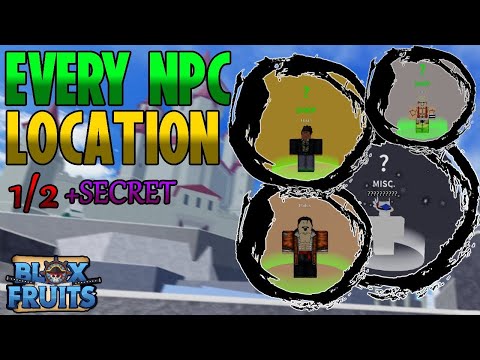 6 HIDDEN NPC LOCATIONS YOU PROBABLY MISSED IN THE SECOND SEA | BloxFruits