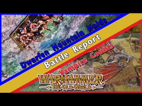 BATTLE REPORT! Vampire Counts VS Dwarfs | Warhammer The Old World