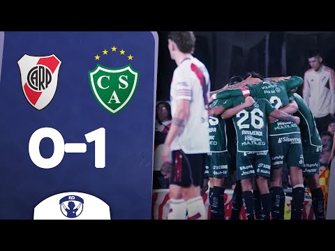 BATACAZO DE SARMIENTO QUE VENCIÓ ANTE RIVER 1-0 EN EL MONUMENTAL