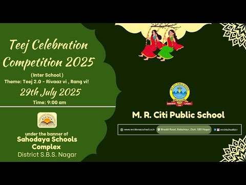 Teej Celebration Competition 2025 - M. R. Citi Public School