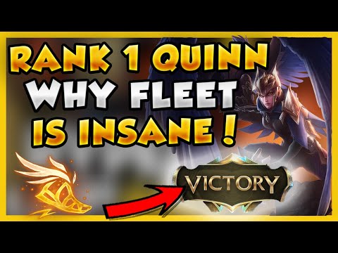 #1 QUINN WORLD THIS IS WHY FLEET FOOTWORK IS AMAZING ON QUINN (NEVER LOSE LANE) - League of Legends