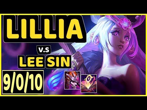 KREOX (LILLIA) vs LEE SIN - 9/0/10 KDA JUNGLE GAMEPLAY - EUW Ranked MASTER