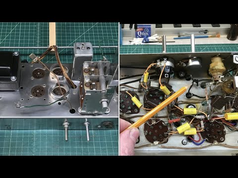 Knight 98AE-184K -  Restoration Slideshow Update (Rust Removal, Recapping, Tuning Condenser, etc.)