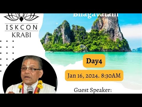ISKCON Krabi - Thailand. SB 1.7.23. Guest Speaker: Satchitananda Dasa. Jan 16, 2024