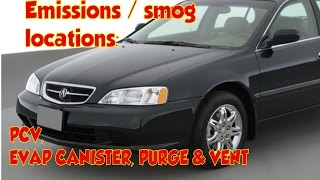 ⫷ Acura / Honda v6 emissions: PCV, EGR, & EVAP locations. TL, RL, Accord, Odessy, etc ⫸