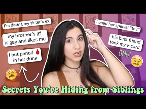 Revealing Secrets You're Keeping from Your Siblings 3 (so messed up) | Just Sharon