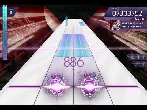 [Arcaea] REDALiCE vs Kobaryo - 烈華REKKA RESONANCE FTR 10+ PM Max-4 (Hit FX On)