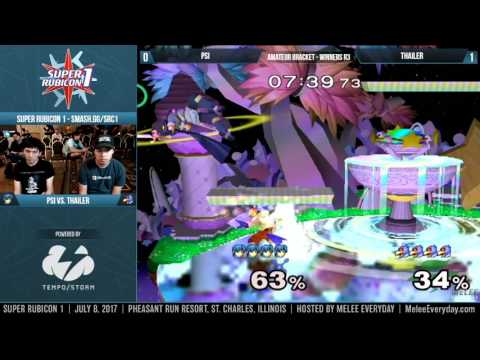 Super Rubicon 1 - PSI (Marth) vs. Thailer (Falco) - SSBM - Amateur Bracket WR2