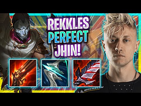 REKKLES PERFECT GAME WITH JHIN! | FNC Rekkles Plays Jhin ADC vs Caitlyn! | Season 2023