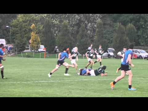 Myerscough try by Will Hunt against Oaklands College