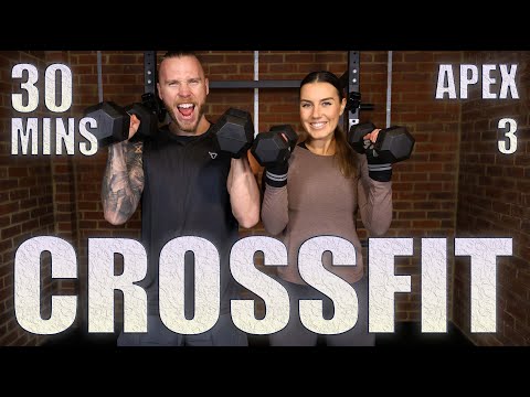 30 Min CROSSFIT WORKOUT | Full Body | Compound Exercises | With Dumbbells | APEX3