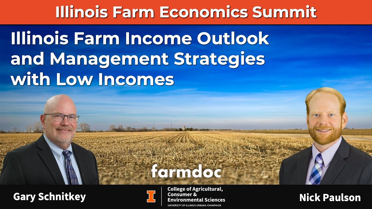 IFES: Illinois Farm Income Outlook and Management Strategies with Low Incomes