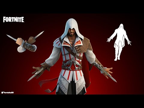 Fortnite Item Shop And Ezio Auditore  (Assassin's Creed) Gameplay!