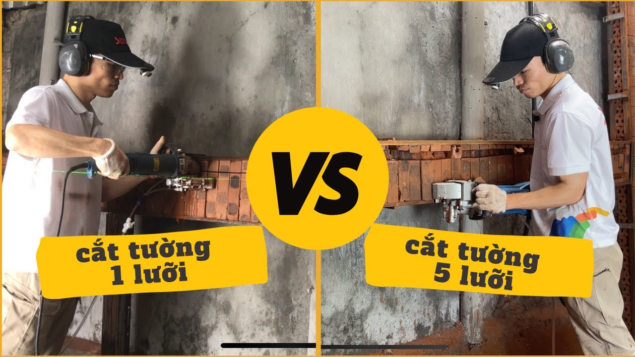 A24 - Máy Cắt Rãnh Tường 5 Lưỡi Caowang ZR3928