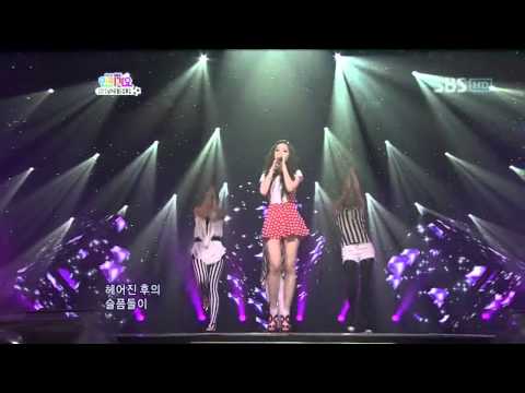 Soya N' Sun - Smiling Goodbye (소야앤썬 - 웃으며 안녕) @ SBS Inkigayo 인기가요 100620