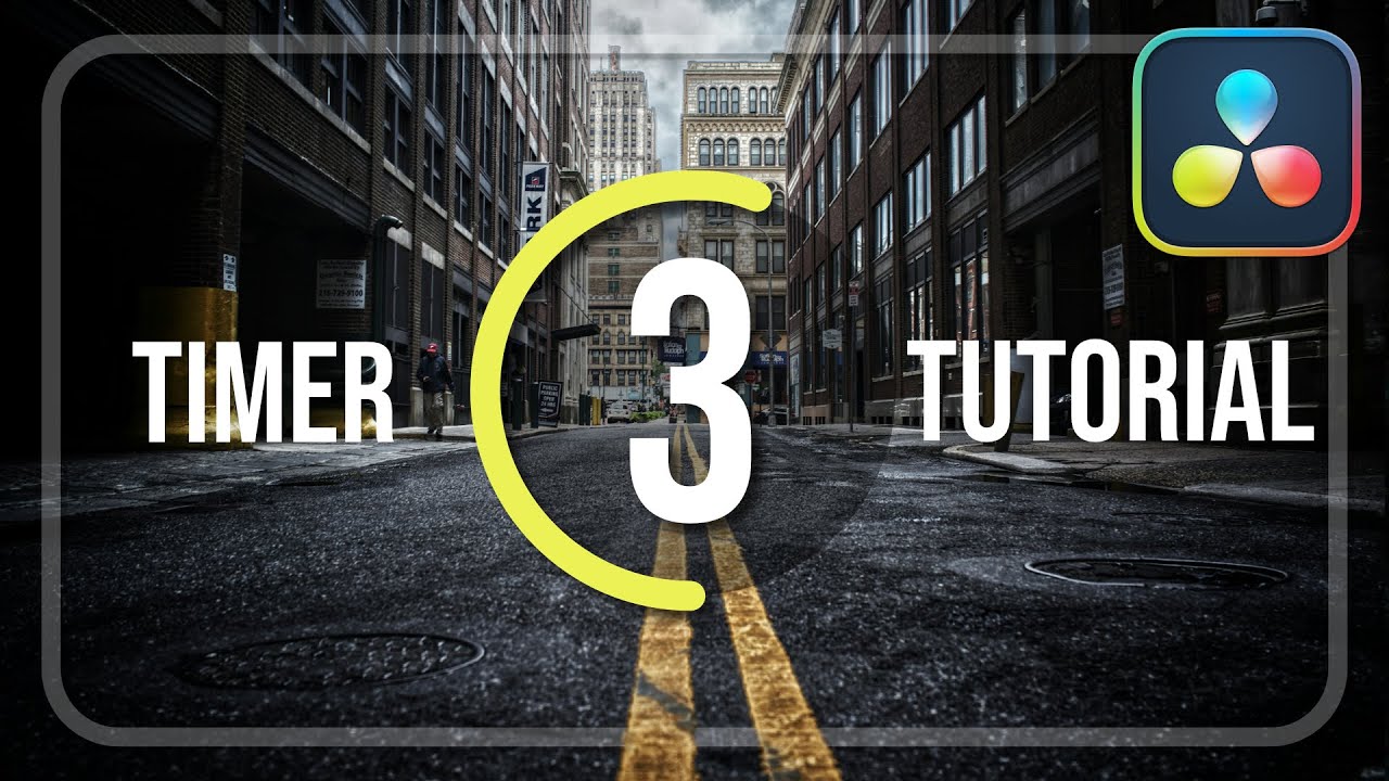 Creating a Timer / Countdown in DaVinci Resolve 19 | German Tutorial