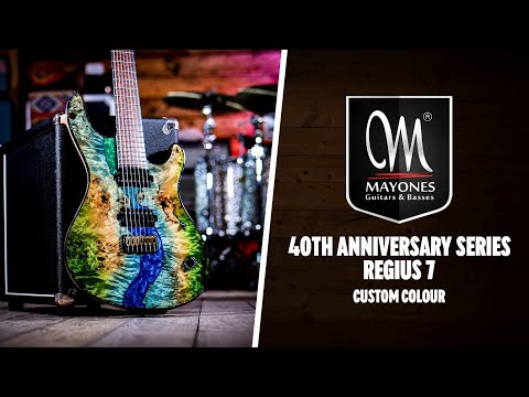 Peach Picks | Mayones 40th Anniversary Series Regius 7 Custom Colour
