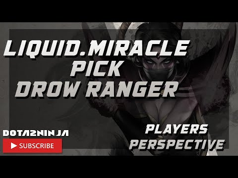 Liquid Miracle  Drow Ranger - HIGHLIGHTS - EPIC NEW ULTRA RARE TI9 IMMORTAL   EPIC COMEBACK!