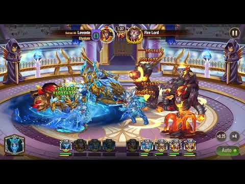 Hero Wars - Fire Lord with only 4 Titans W3D5