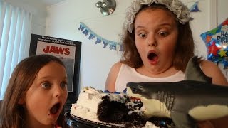 Pet Shark Birthday Party "Sharky Victoria & Annabelle" Toy Freaks Family