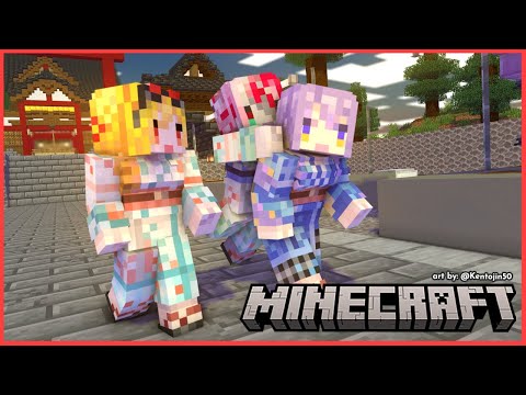 【Minecraft】we build something for the Matsuri!【hololiveID】