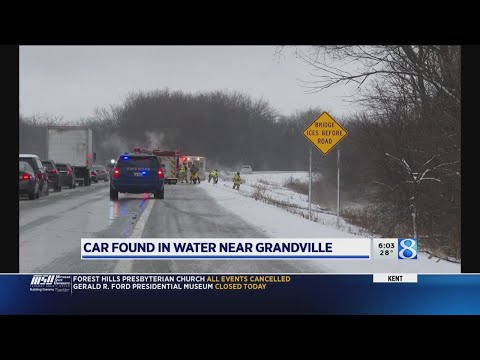 Car found in water off I-196 in Grandville