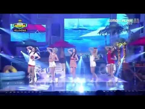 Hello Venus - Like a wave Comeback Show Champion 130501