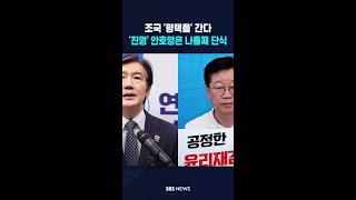 조국 '평택을' 간다..'친명' 안호영은 나흘째 단식 #shorts