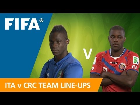 Italy v. Costa Rica - Teams Announcement