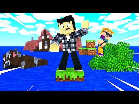 MINECRAFT WITH WATER RISING EVERY 5 SECONDS!