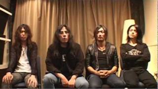 CONCERTO MOON - SAVIOR NEVER CRY TOUR 2011 Special Comment Video