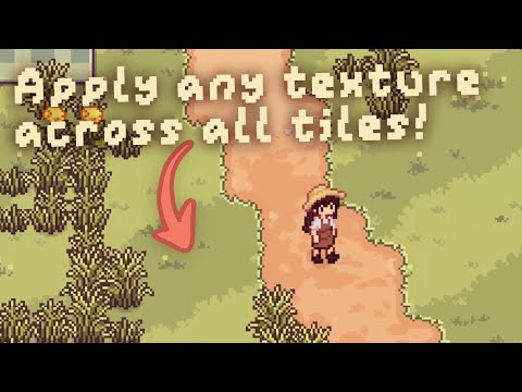 Easy texture overlay shader for tilemaps!