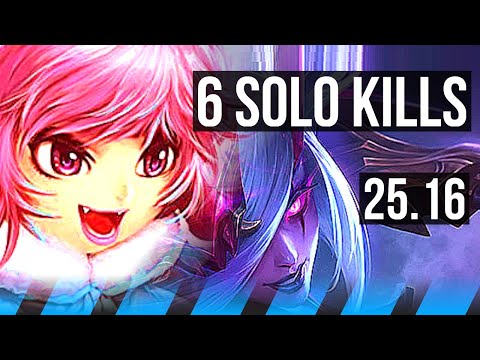 ANNIE vs KATARINA (MID) | 6 solo kills, 12/3/12 | KR Master | 25.16