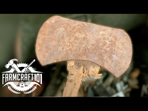 Rusty Axe Restoration.  FarmCraft101