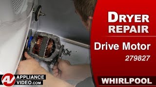 Whirlpool Dryer Stops Mid-Cycle - Drive Motor Repair and Diagnostic