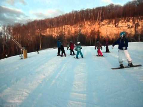 Ski Lesson Glen Eden 2012