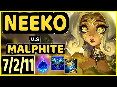 XIOH (NEEKO) vs MALPHITE - 7/2/11 KDA TOP GAMEPLAY - EUW Ranked MASTER