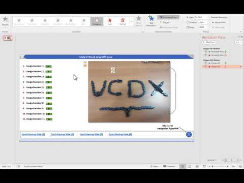 VCDX Presentation - Show Hide Animation Effect