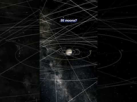 Jupiter and its 95 moons! 😯