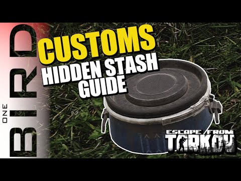 Comprehensive guide to ALL HIDDEN CACHE / STASH locations on CUSTOMS | Escape From Tarkov