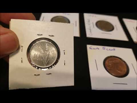 Coin Roll Hunting - Foreign Coin Finds - Nickel Rolls