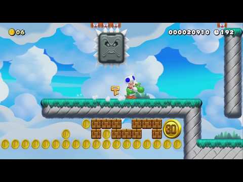 Cloudy Madness by Game_Boy07 - Super Mario Maker 2 - No Commentary 1bv