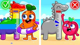Big Baby vs Small Baby 👶🐘👶🐭Both Are Cute🎵VocaVoca🥑Karaoke Kids Songs
