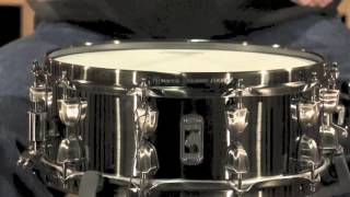 Video thumbnail for Mapex Black Panther "Blade" Model Snare Drum by The Drum Shop - Portland, Maine