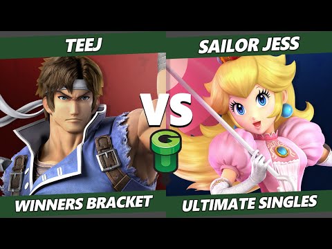 Game Underground - TEEJ (Richter) Vs. Sailor Jess (Peach) SSBU Ultimate Tournament