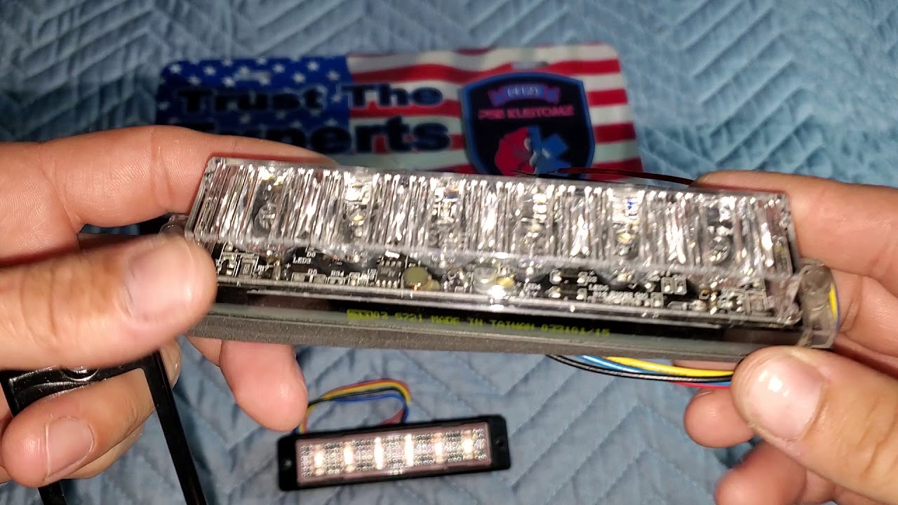 Code3 XT6 - SNM E6 - AWL Super Slim 4x1 Surface Mount Lights Part-1