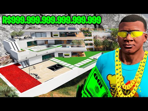 CONSTRUÍ A CASA QUADRILIONÁRIA DO FRANKLIN NO GTA 5