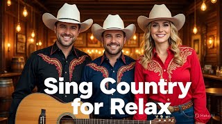 Golden Hayfield Dance Country Love Melodies — Willie Nelson, Luke Bryan &amp; Reba McEntire