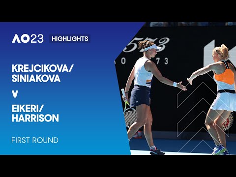 Krejcikova/Siniakova v Eikeri/Harrison Highlights | Australian Open 2023 First Round