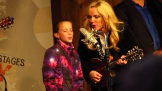 Jolene, Rhonda Vincent and The Rage, plus a girl from the audience!
